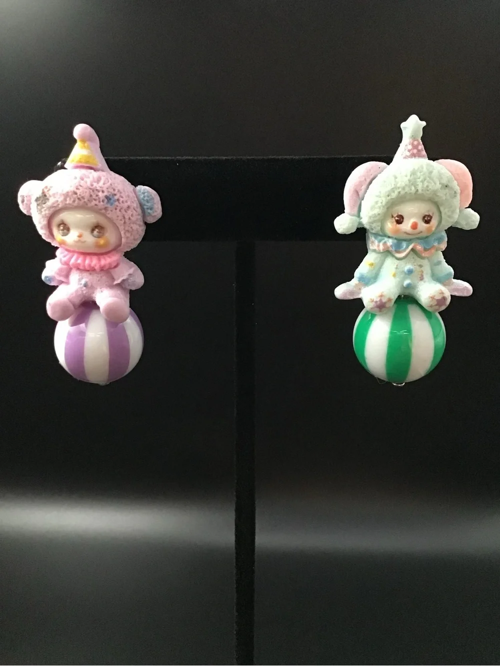 Pastel Clowns Earrings